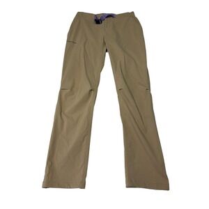 Marmot Olive Green Outdoor Trousers with Purple Waistband
